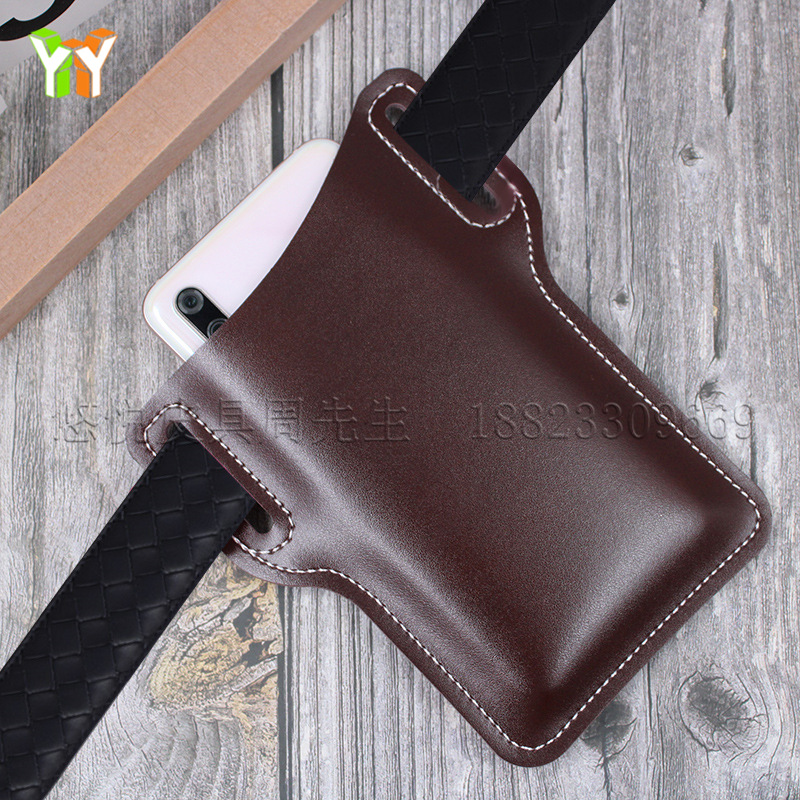 Large brown imitation leather model 02