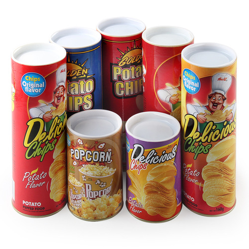 Potato Chips Bouncing Snake April Fool's Day Gift Spoof Frightened Potato Chip Snake Toy Funny Gift Toy Simulated Snake
