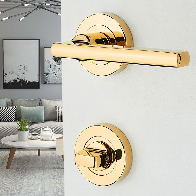 Cerradura de puerta oculta de estilo europeo cerradura de pared de fondo cerradura de pared interior dormitorio invisible cerradura de una sola cara puerta de madera maciza americana cerradura de puerta invisible