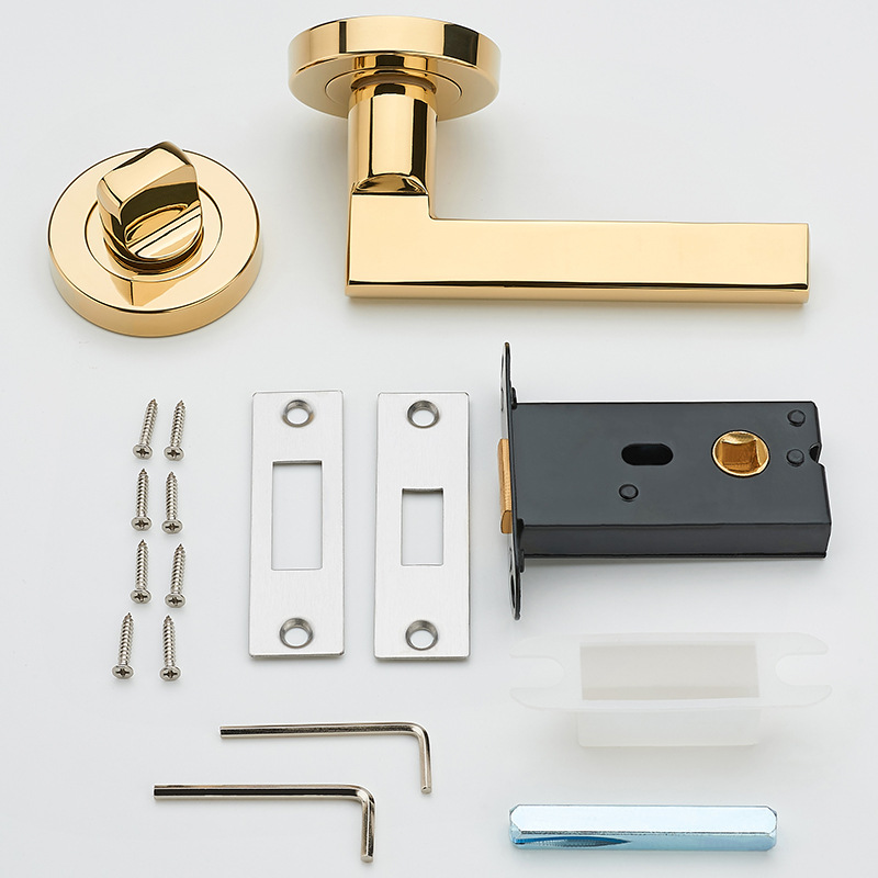 Cerradura de puerta oculta de estilo europeo cerradura de pared de fondo cerradura de pared interior dormitorio invisible cerradura de una sola cara puerta de madera maciza americana cerradura de puerta invisible