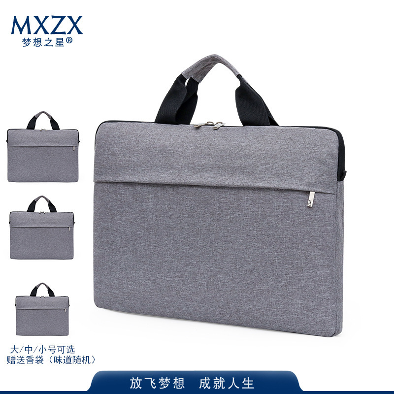 Computer bag portable factory wholesale business notebook liner bag diving material computer bag lightweight simple briefcase