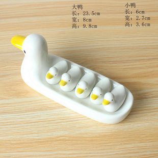 Ceramic Duck Chopsticks Rack Creative Home Ceramic Chopsticks Rack Restaurant Hotel Chopsticks Rack 2888