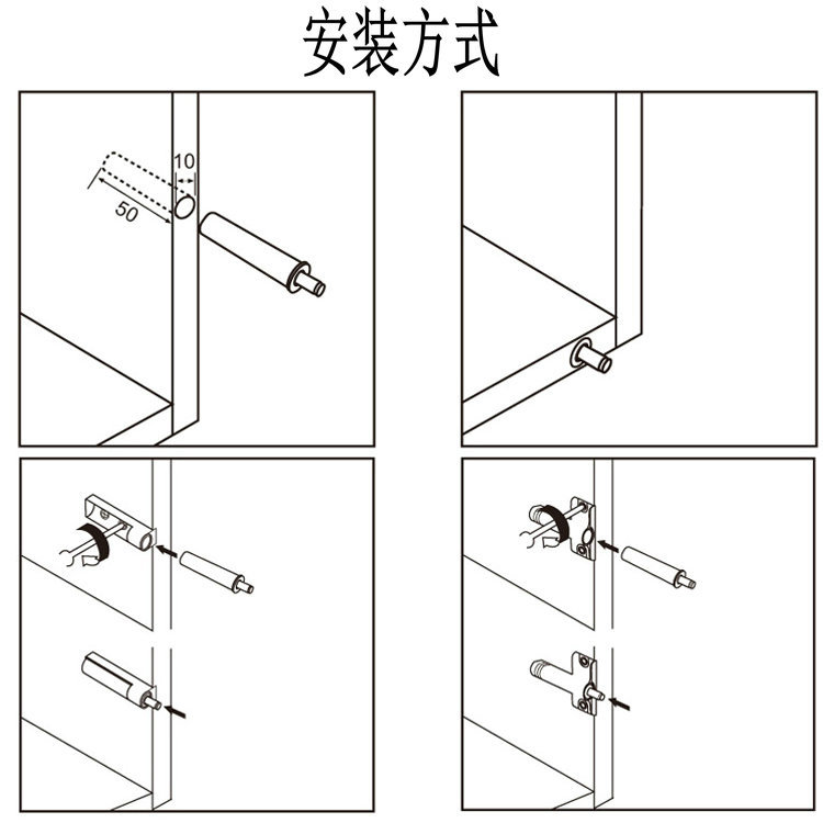 Basura buffer núcleo cajón silenciador hidráulico amortiguador gabinete Buffer amortiguador Mute puerta del gabinete buffer