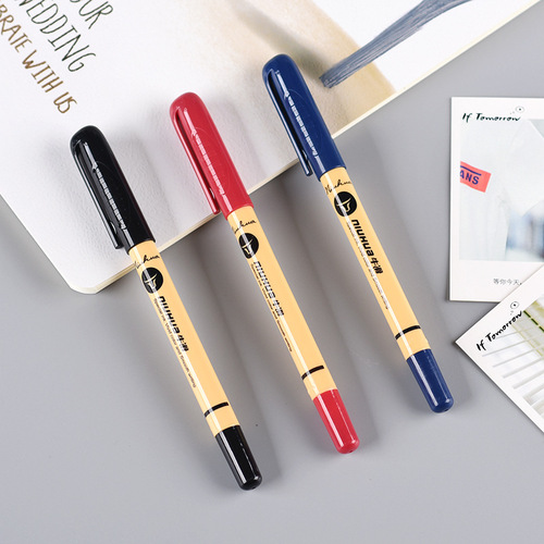 [Niu Slippery and Constant Ink] Bullet medium oil pen ballpoint pen 1.0 students write smoothly and teachers write questions for office