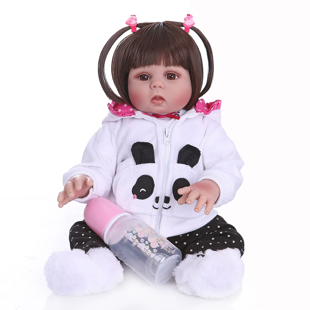 [47CM полный силиконовый имитационный кукольный младенец bebe doll reborn]