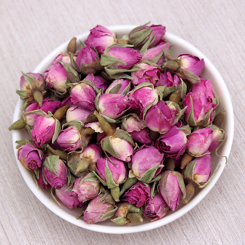 Genuine goods imported French pink rose flower tea new goods French sulfur-free dry Rose Bud natural bulk 500g