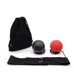 拳擊球速度球頭戴式 家用器材 運動鍛煉PU球橡膠球發泄球反射球