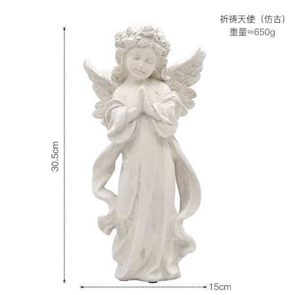 Pray for angel ornaments (antique)
