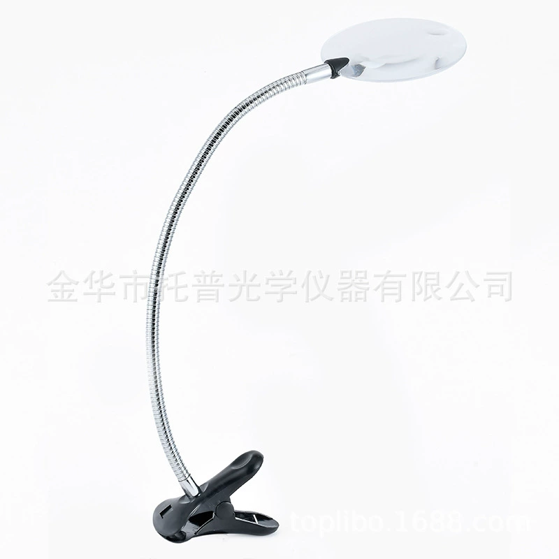 Фабрика прямой продажи шланг увеличительное стекло 130MM зажимное увеличительное стекло металлический шланг увеличительное стекло