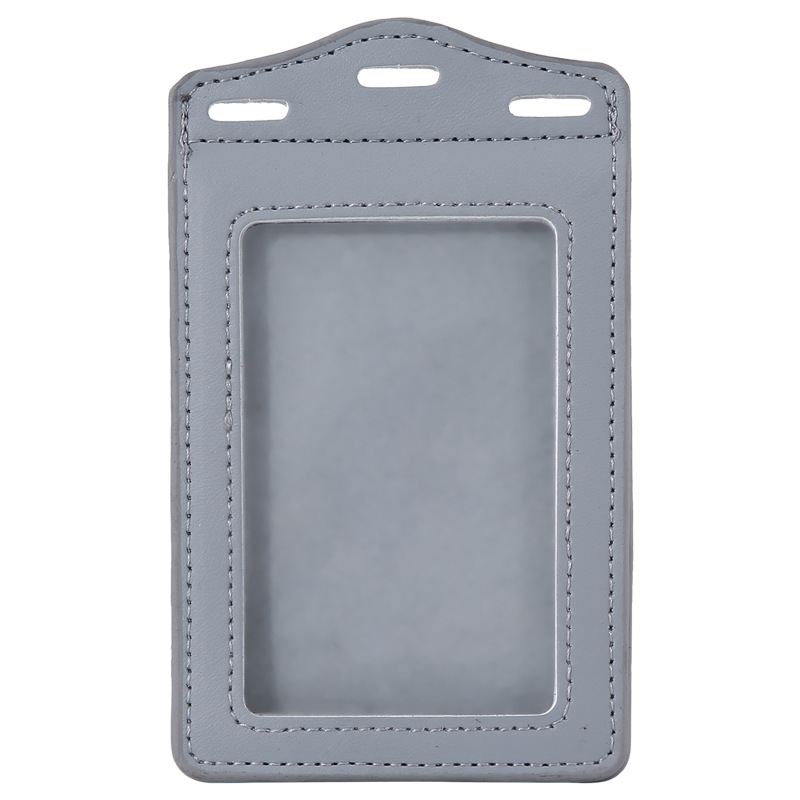 Jinbeisi chuangka tarjeta de trabajo cubierta de la tarjeta de autobús PU multifuncional cubierta de cuero Certificado conjunto de permiso de trabajo bancario