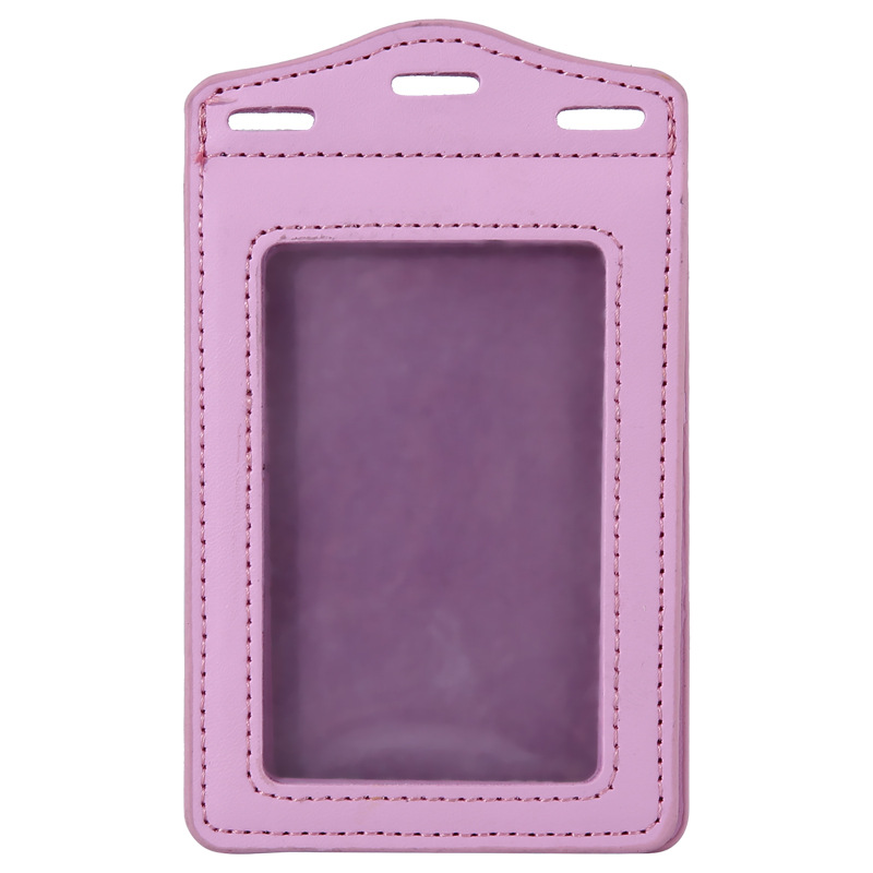 Jinbeisi chuangka tarjeta de trabajo cubierta de la tarjeta de autobús PU multifuncional cubierta de cuero Certificado conjunto de permiso de trabajo bancario