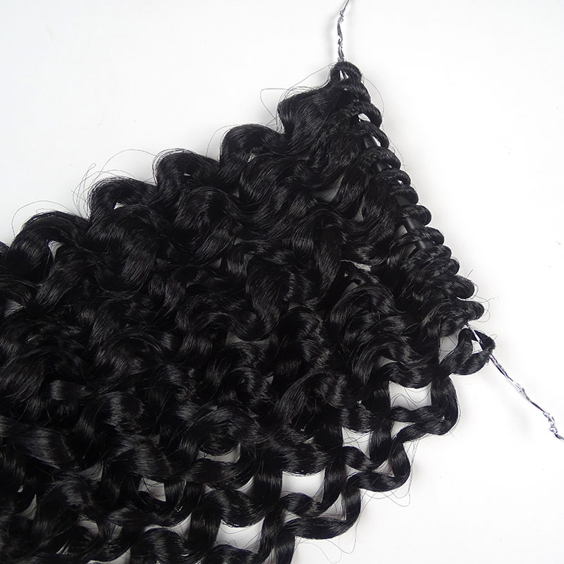 Peluca de Cabello Largo y Rizado Africano Europeo, Trenzas de Ganchillo, Estilo Passion Twist, 22 Pulgadas