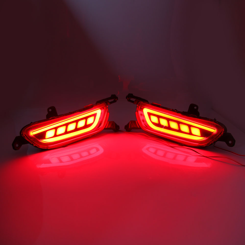 Adecuado para MAZDA CX-3 luz de freno trasero CX3 luz de parachoques de agua corriente MAZDA luz antiniebla trasera luz de giro trasero