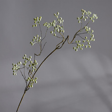 仿真浆果白绿色山野归来马桑果山归来仿真花摄影道具婚庆花艺装饰