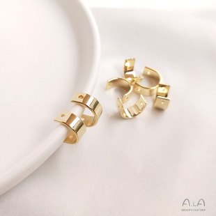 ��ɫ14K�\��ɫCȦ���U�Ͱ���Ȧ�ֹ�diy�����Ʒ朰�A�����B�ӭh