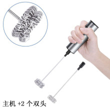 家用手持电动打蛋器打奶器 创意迷你不锈钢鸡蛋咖啡奶茶搅拌器