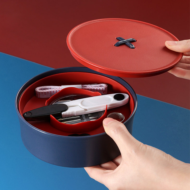 Portable Sewing Box Household Multifunctional Sewing Box Set Hand Sewing Needle Storage Box Sewing Needle Needle Box