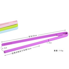 全包硅膠食物夾麵包夾燒烤夾牛排夾食品夾子冰夾廚房烘焙工具