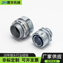 非标外丝接头 镀锌圆帽外牙外丝接头DPJ端式外螺纹包塑软管箱接头
