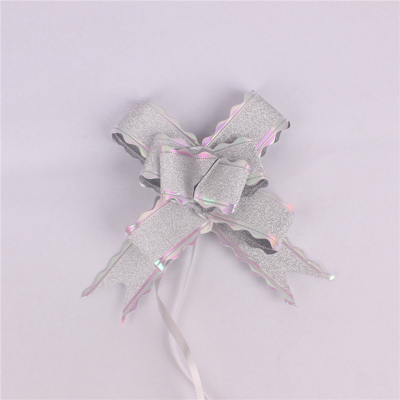 30mm dorados borde ondulado monocromo cristal brillo diamante arco mano tire flor boda nuevo coche manija Decoración