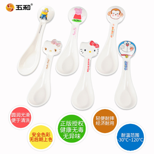 Children's cartoon spoon for training