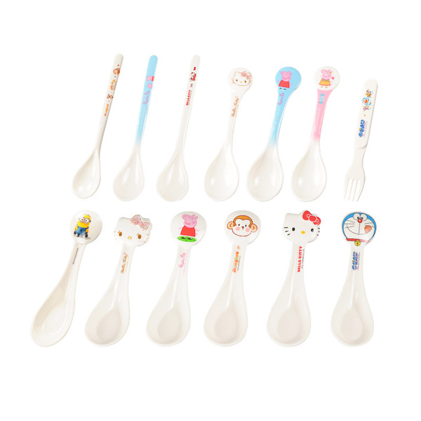 Children's cartoon spoon for training