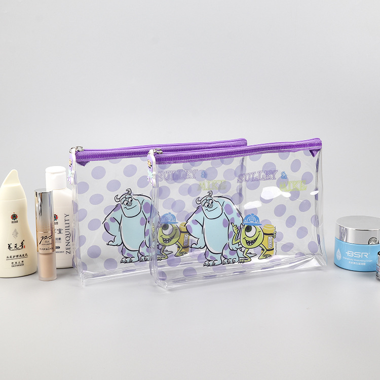 厂家批发透明pvc拉链袋 礼品化妆品包装袋创意立体收纳袋套装