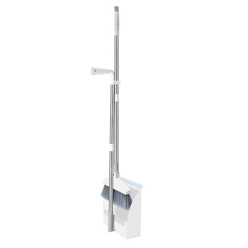 Foldable standing broom dustpan set plastic magic broom broom wiper combination set wall dustpan