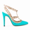 302-5 blue patent leather