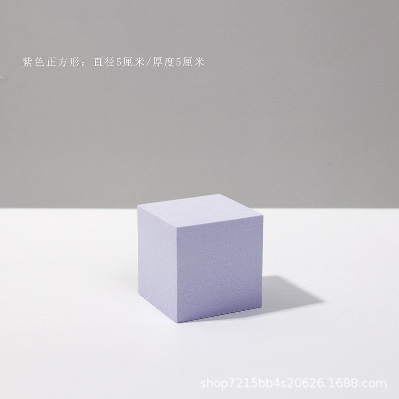 Cubo accesorios de fotografía ins Internet celebridad blanco geométrico tridimensional tiro apoyos decoración fotografía plataforma