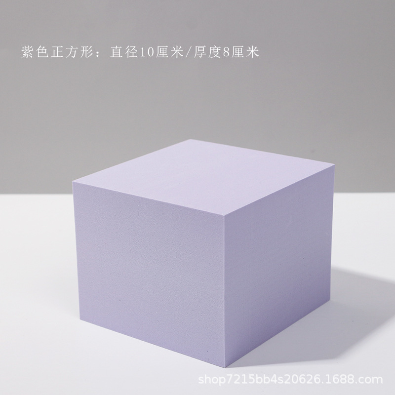 Cubo accesorios de fotografía ins Internet celebridad blanco geométrico tridimensional tiro apoyos decoración fotografía plataforma