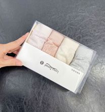 日单裸感提花蕾丝边高弹无束缚薄款内裤女夏季薄款四条装N0616S