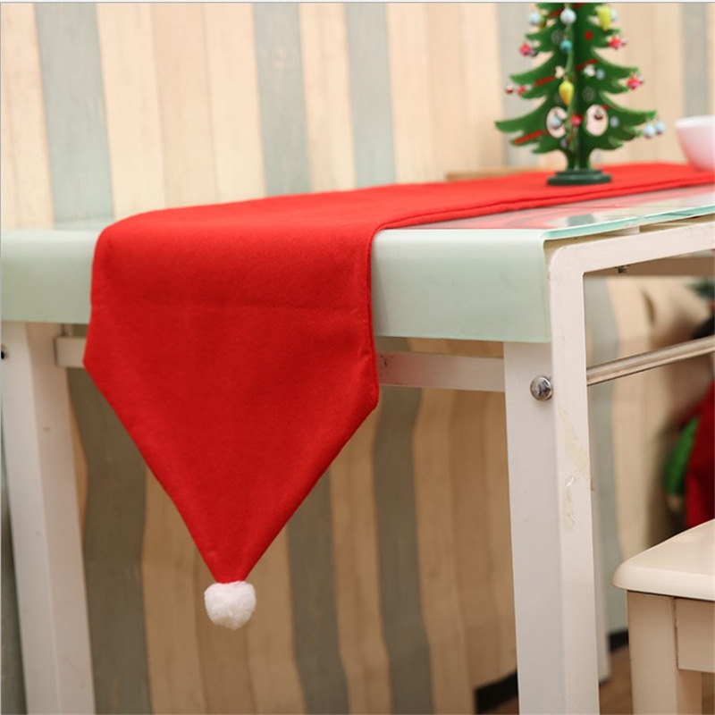 Decoraciones navideñas camino de mesa de Navidad Toalla de mesa de Navidad decoración de mesa de Navidad suministros para el hogar