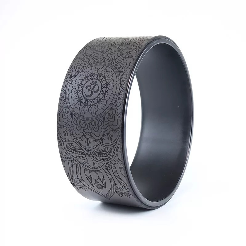 Rueda de yoga rueda de yoga pu curva trasera rueda de Damo anillo de Pilates Dispositivo de fitness yoga rueda auxiliar de yoga