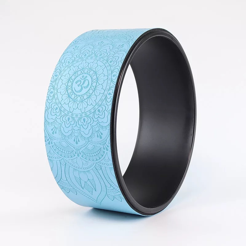 Rueda de yoga rueda de yoga pu curva trasera rueda de Damo anillo de Pilates Dispositivo de fitness yoga rueda auxiliar de yoga