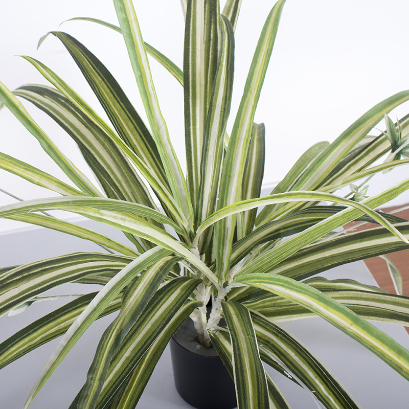 Hierba artificial colgante orquídea hierba pequeña maceta paisaje decoración pequeña planta adornos al por mayor ventas directas de la fábrica