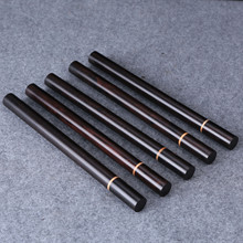 紫光檀酸枝黑檀科檀嵌黄杨素香筒厂家直销雕刻线香盒香具批发