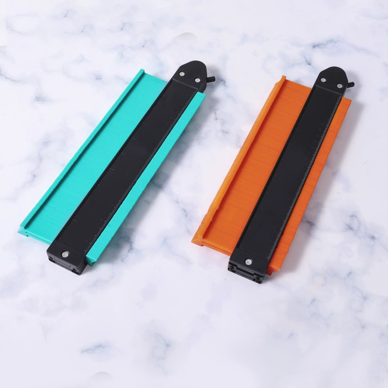 Контурный шаблон с одной головкой и фиксатором, измерительный шаблон для деревообработки, формоотвод, измерительная линейка, точное измерение