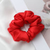 Simulation silk hair circle INS wind net red solid color large intestine hair ring simple Korean large intestine circle little fairy hair rope wholesale