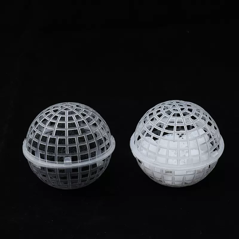 定制PP悬浮球填料聚氨酯海绵生物挂膜填料沉淀池污水处理多孔球