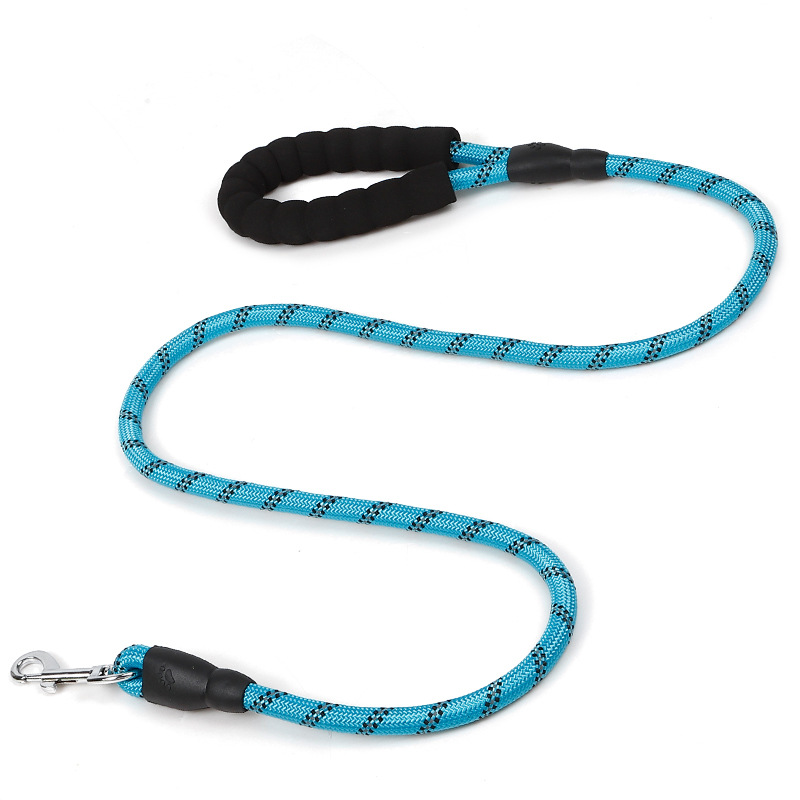 EVA reflectante buffer a prueba de explosiones suministros para mascotas cuerda de tracción de primavera cuerda redonda correa de tracción para mascotas ventas directas de fábrica