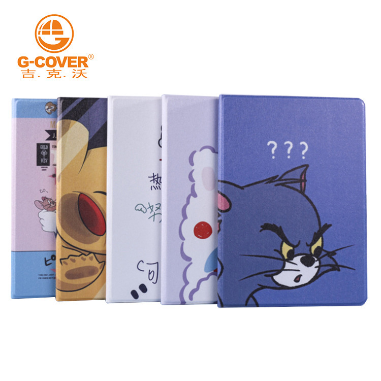 Factory Direct Sales iPad Tablet Leather Case Hard Cartoon Protective Case Mini Mini5 Smart Sleep Computer Case