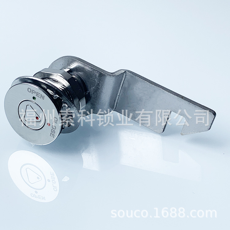 304不锈钢转舌锁 轨道交通设备勾型圆柱锁 自动回弹型