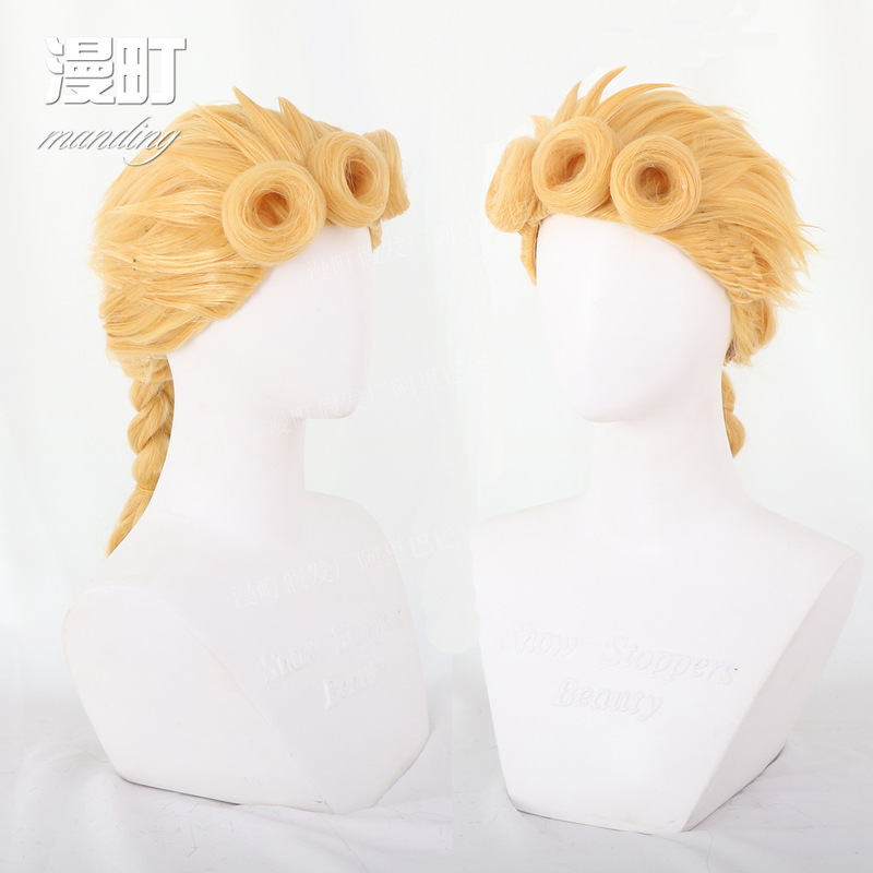 [Manting wig factory] JOJO's wonderful adventure Golden Wind joruno zuluo cos wig