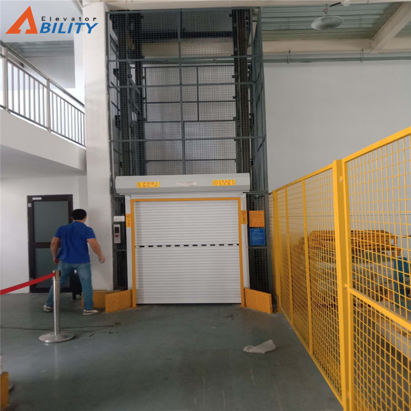 厂家批发货物运输导轨式升降平台 载货电梯导轨式升降货梯提升机
