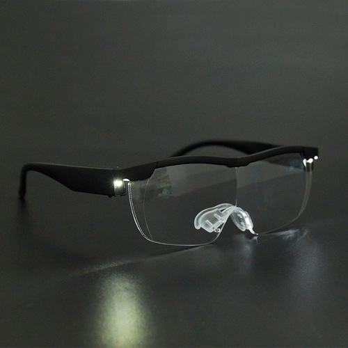 Amazon USB rechargeable lighted reading glasses 3.0 magnifying glasses led rechargeable lighting anti-blue light reading glasses