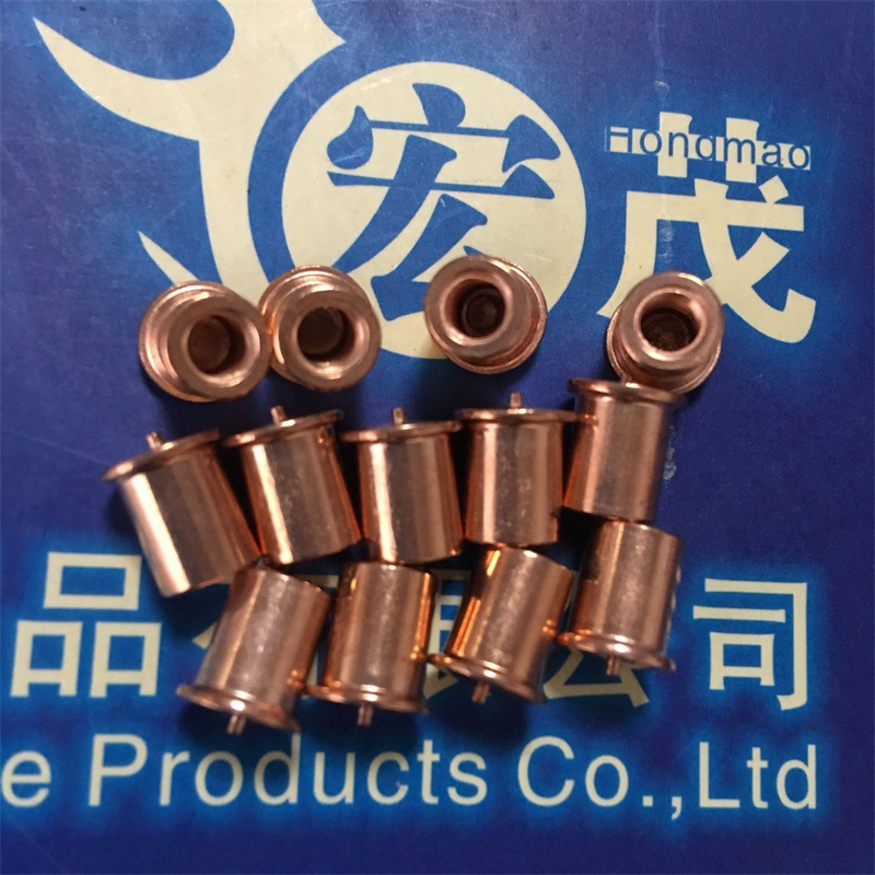 铁镀铜焊接螺柱内螺纹点焊螺柱接地碰焊螺母柱内牙储能种焊钉螺柱