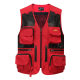 Cross-border summer new men's large size fishing photography multi-pocket men's vest mesh plus 230kg 67