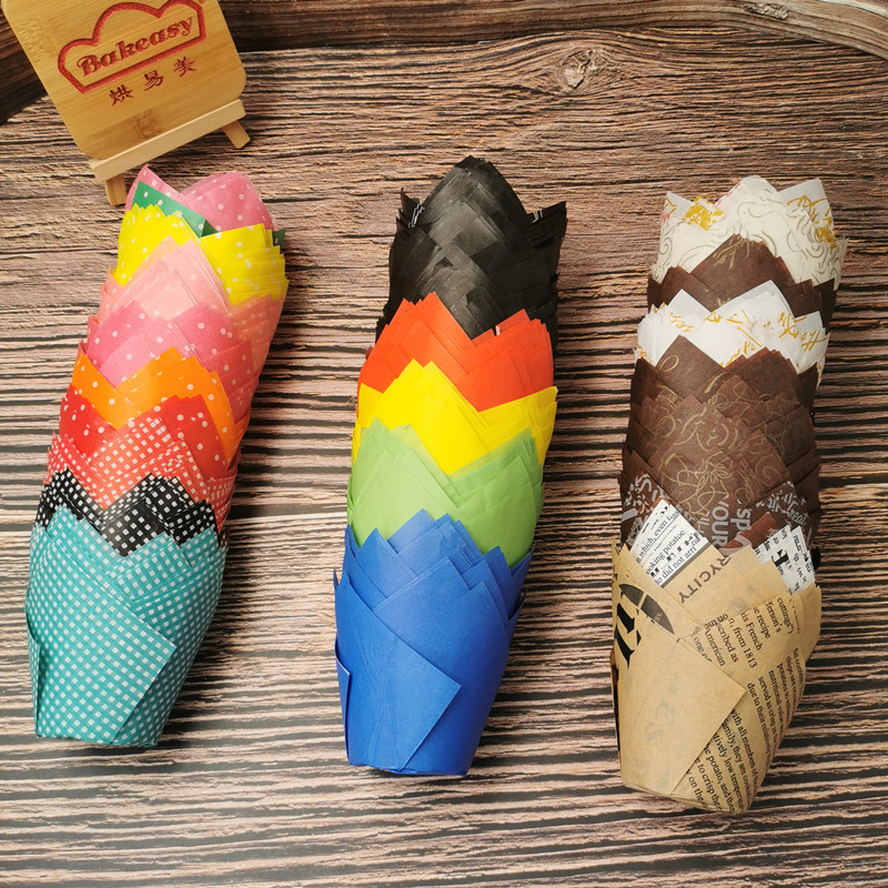 烘焙包装蛋糕底托纸杯蛋糕围边纸马芬杯纸托耐食品级高温防水定制