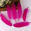 Spot supply DIY goose hair hard big fluttering feathers wedding child handmade decorative material catcher dream net feathers